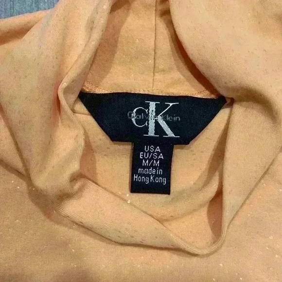 Calvin Klein Soft Turtle Neck Long Sleeve Size Medium - Picture 5 of 5